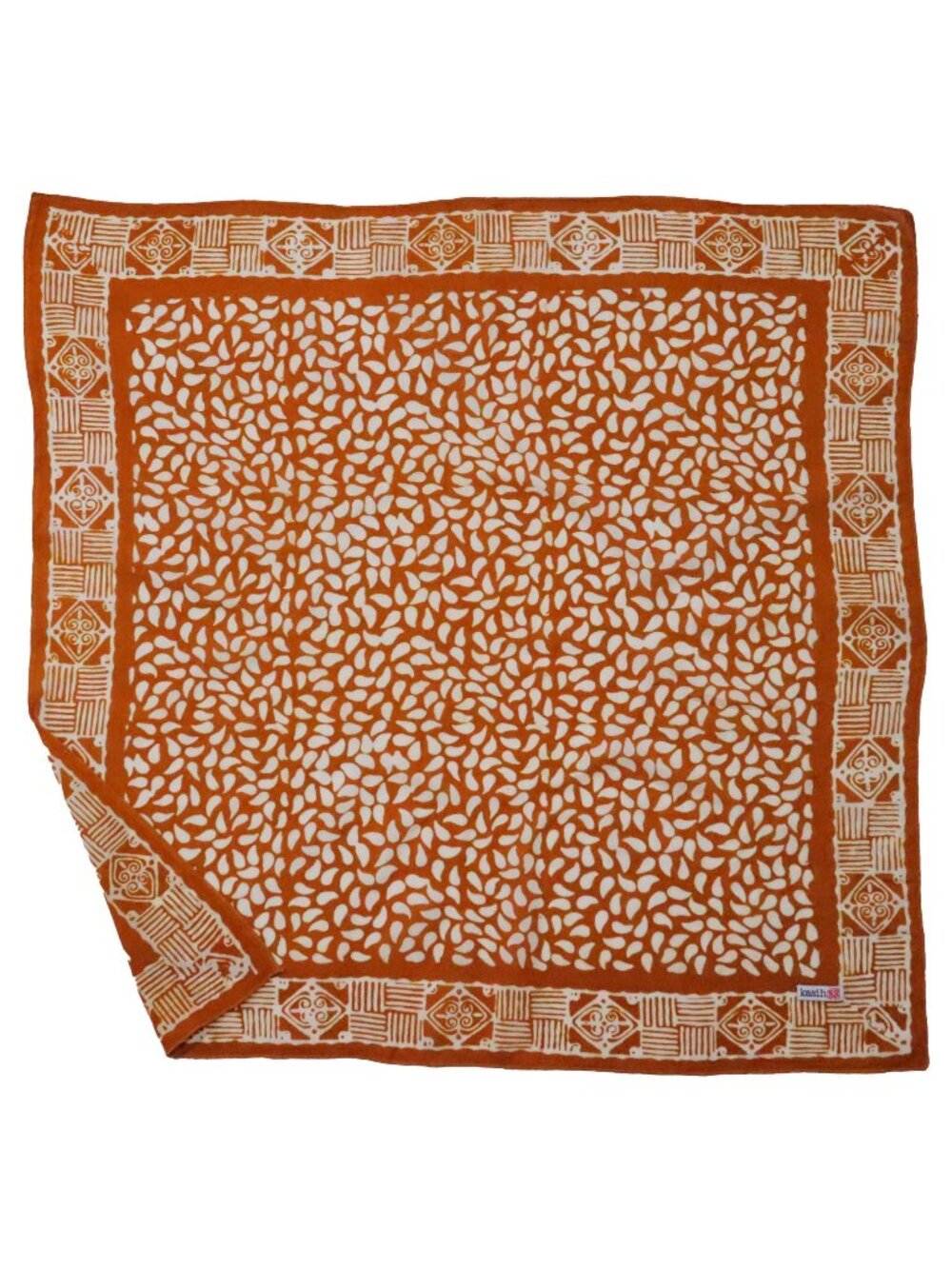 Batik Bandana, 100% Soft Cotton, Sunrise Mist, Yellow